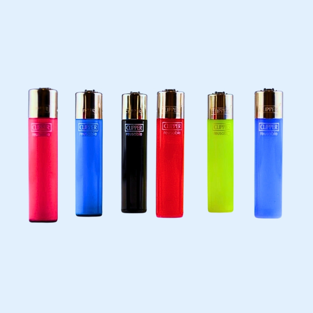 Monthly Essentials Slim: CLIPPER Solid Branded Feuerzeug in 6 Farben zur Auswahl