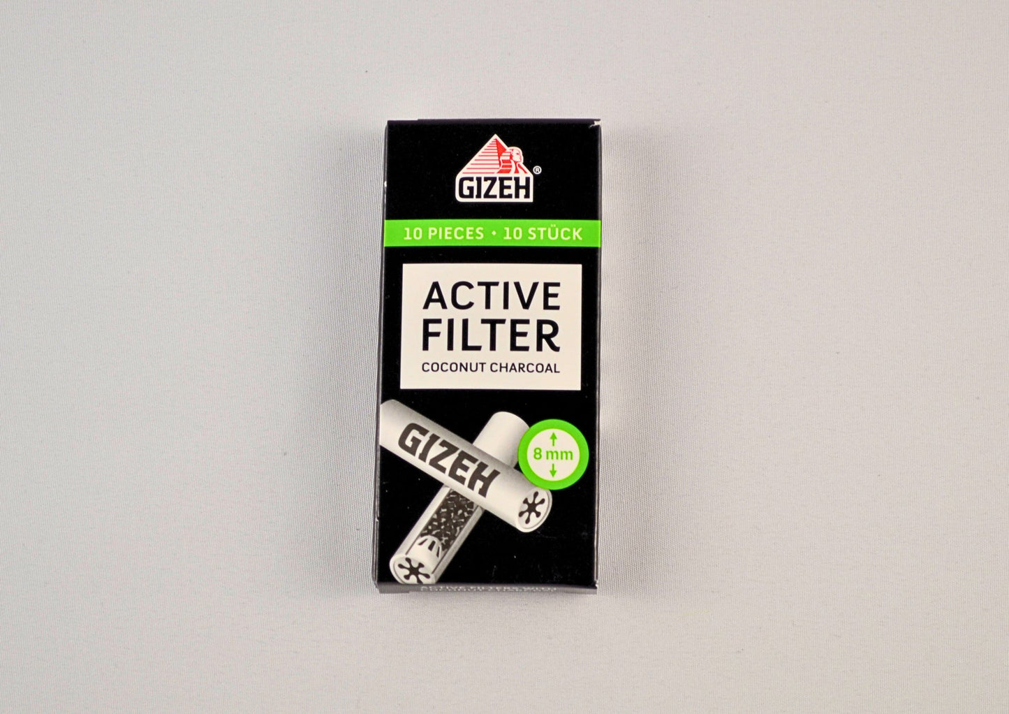 GIZEH 8mm Activated Carbon Filters 10x Box - 01 - 01 - 02 - 2014 -
