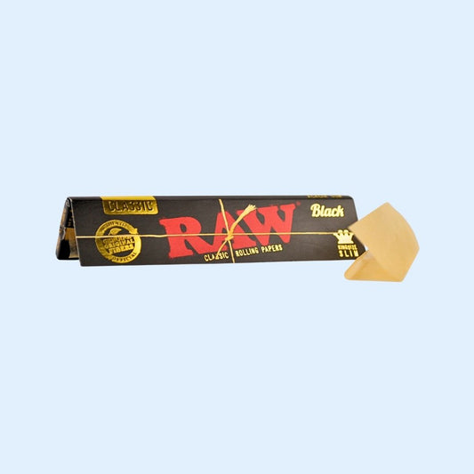 RAW Black Classic Papers King Size Verpackung mit 32 Blättchen
