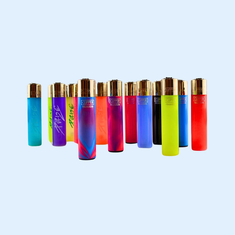 CLIPPER und PURIZE Feuerzeuge zum Anzünden deines Krauts – stylisch, nachfüllbar & perfekt für deinen Stoner Lifestyle.
