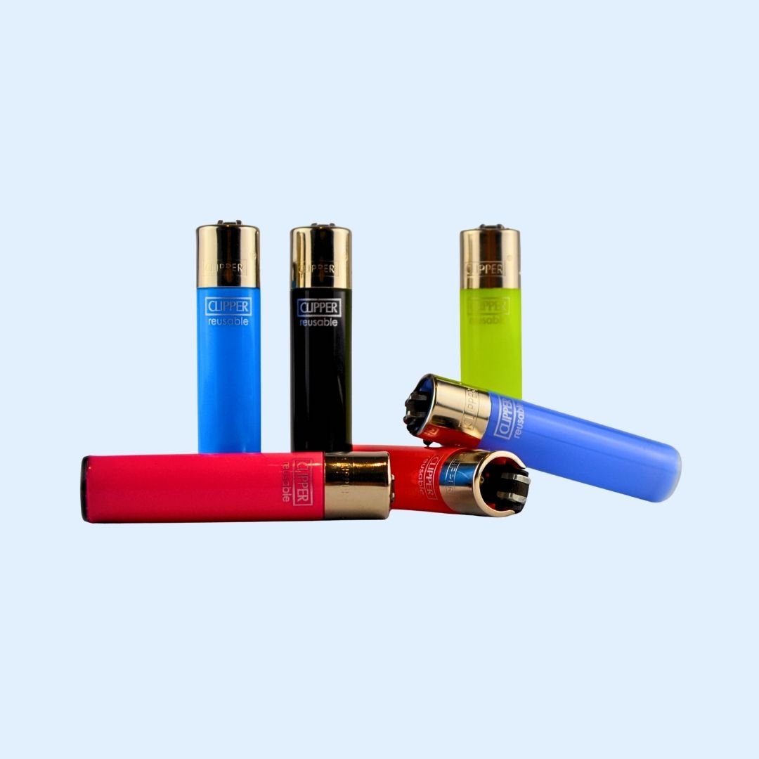 CLIPPER Solid Branded Lighter - 1 - 01 - 04 - 1003 - 1 - Blau