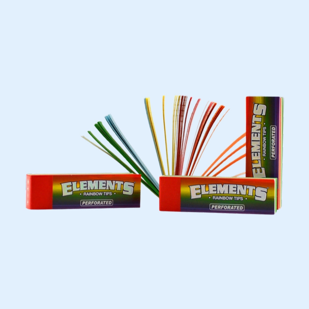 ELEMENTS Rainbow Precut Tips – mehrere Heftchen mit bunten Tips