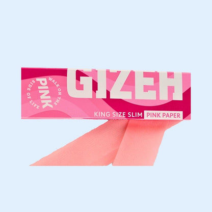 Detailaufnahme GIZEH All Pink Papers Papierstruktur