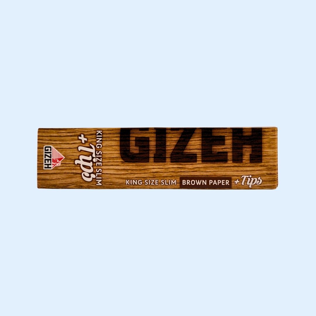 GIZEH Brown Papers King Size mit Filter Tips im Set