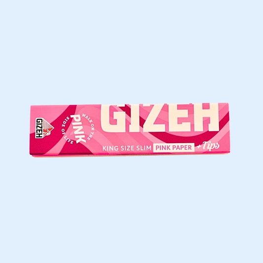 GIZEH Pink Papers King Size mit Filter Tips im Set