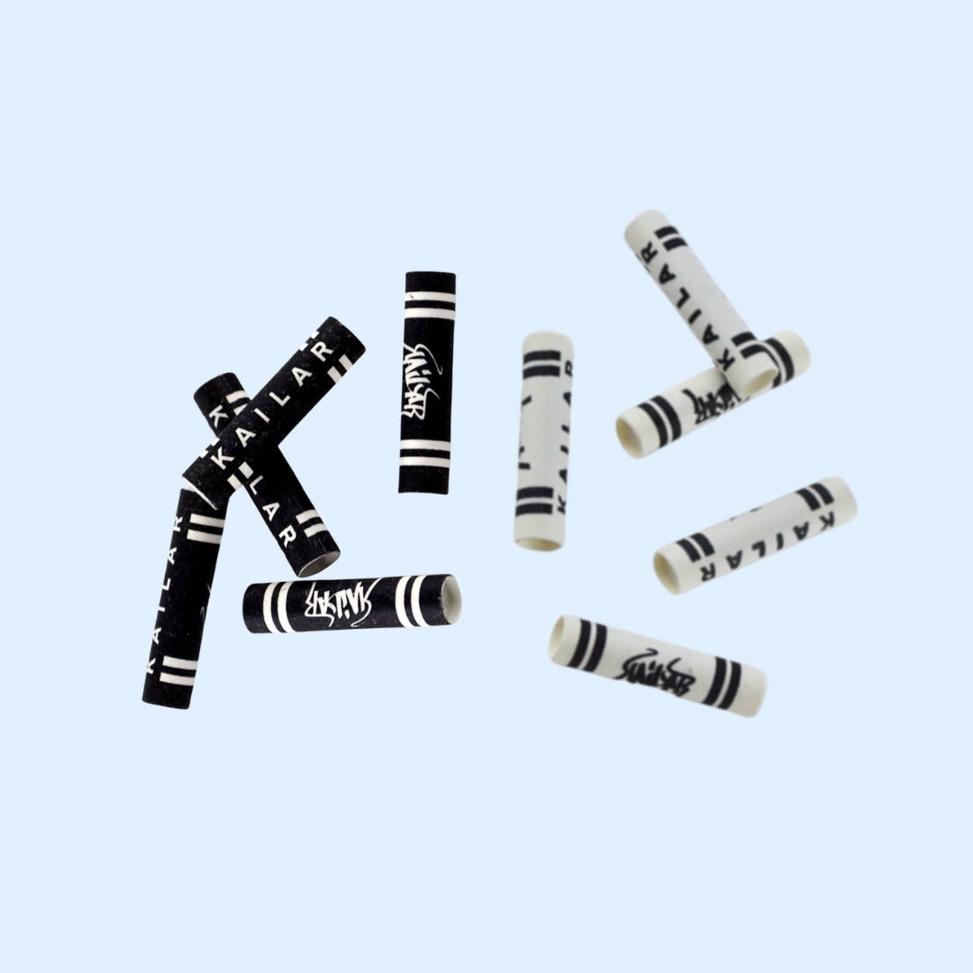 KAILAR Cellulose Aktivkohlefilter 35x – einzelne Filter in Schwarz und Weiß