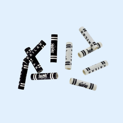 KAILAR Cellulose Aktivkohlefilter 35x – einzelne Filter in Schwarz und Weiß