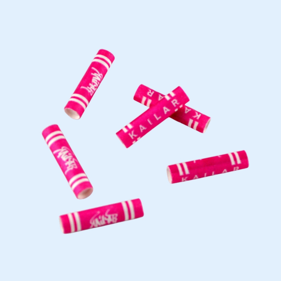 KAILAR Cellulose Aktivkohlefilter Pink – einzelne Filter