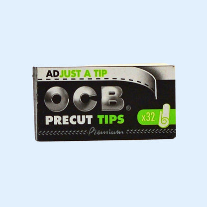 OCB Premium Precut Filter Tips 32x – geschlossenes Heftchen von vorne