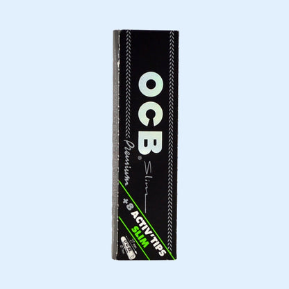 OCB Premium Slim Papers + Activ'Tips Slim – Heftchen stehend