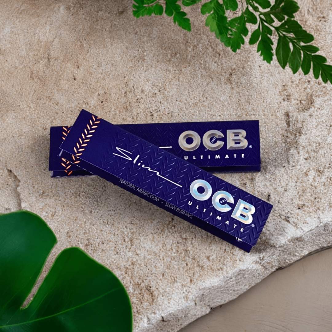 OCB Ultimate King Size Papers beim Rollen – ultradünne Slow Burn Papers