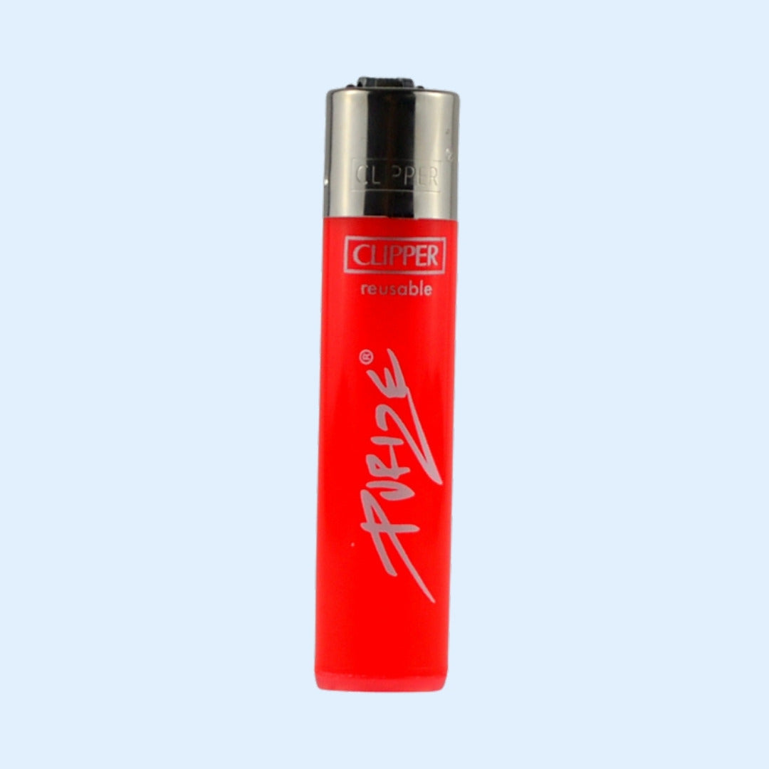PURIZE x CLIPPER Feuerzeug Rot