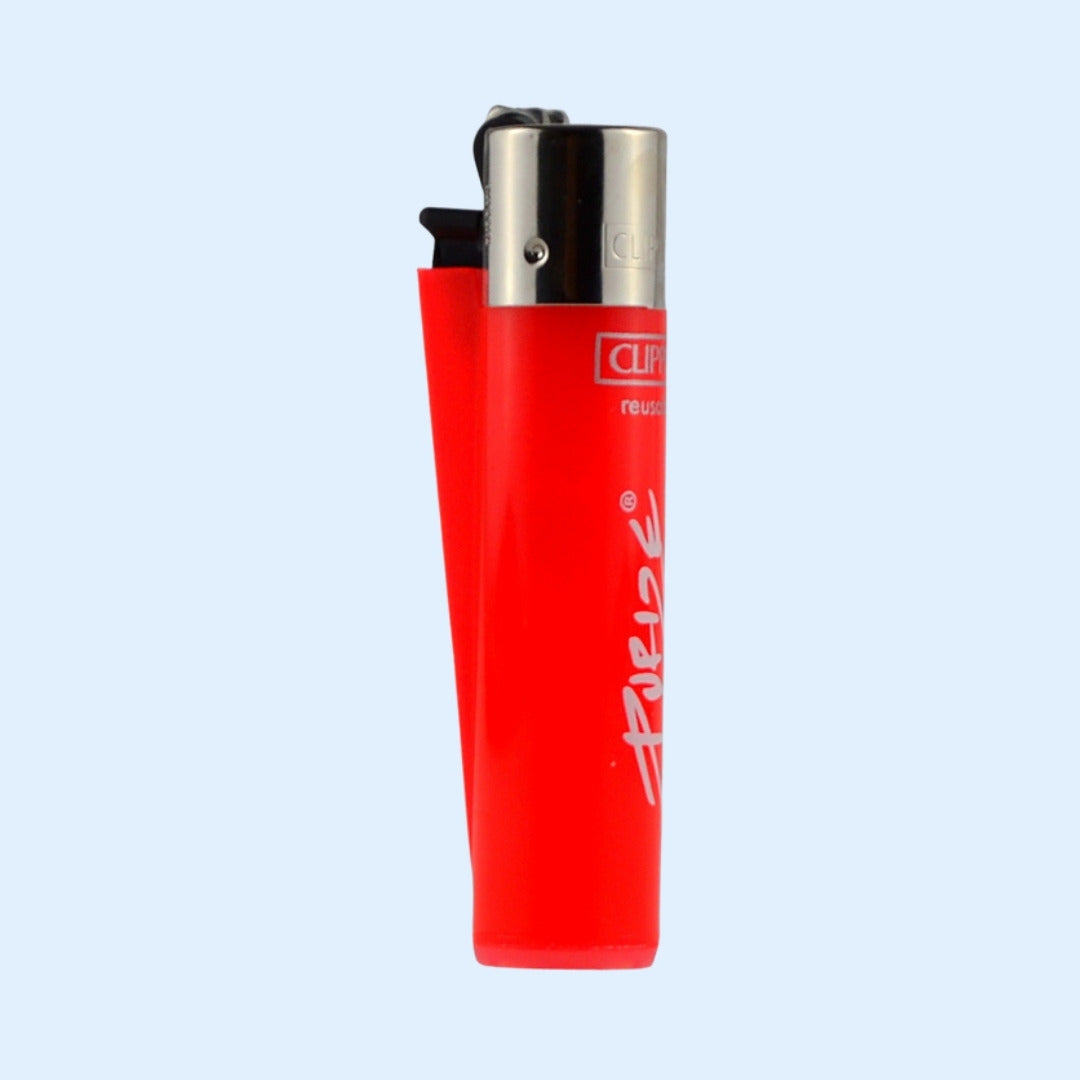PURIZE x CLIPPER Feuerzeug Rot – Ansicht 2