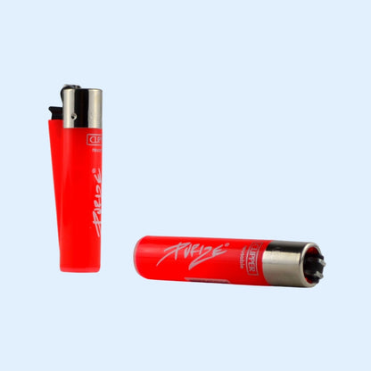 PURIZE x CLIPPER Feuerzeug Rot – Ansicht 3
