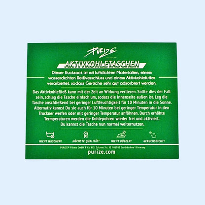 Anwendungsbild PURIZE Smell‑Proof Bag XS – Smell‑Proof Bag im Einsatz unterwegs, Headshop‑Vibe garantiert