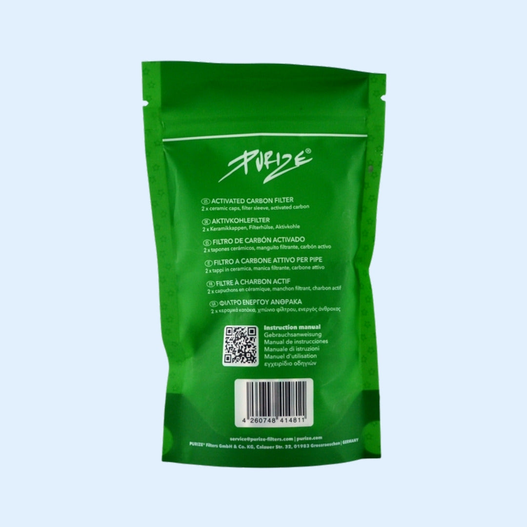 PURIZE Xtra Slim Size Long 50x Bag, Rückseite