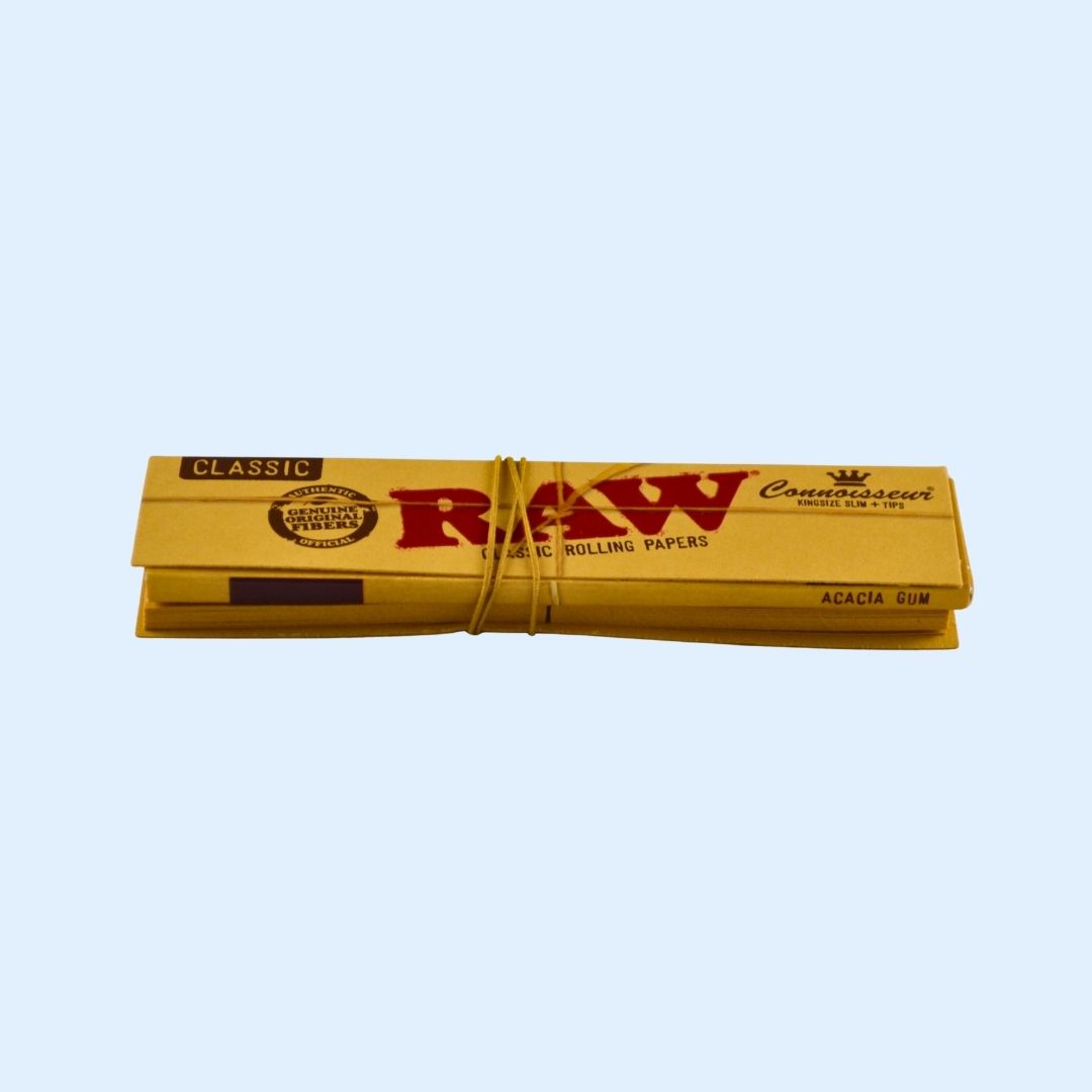 Detail RAW Classic King Size Papers mit CrissCross Wasserzeichen