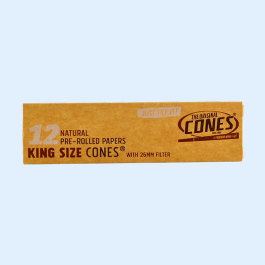 THEORIGINALCONES Natural King Size Cones 12er Pack – geschlossene Box