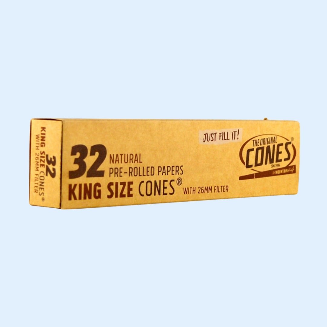 THEORIGINALCONES King Size Cones 32er – Box schräg von der Seite