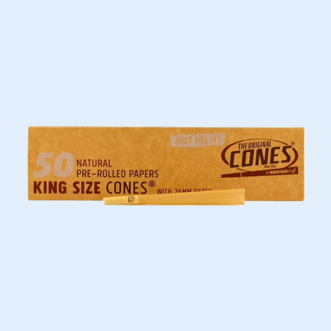 THEORIGINALCONES 50er Pack – Box mit liegendem Cone davor